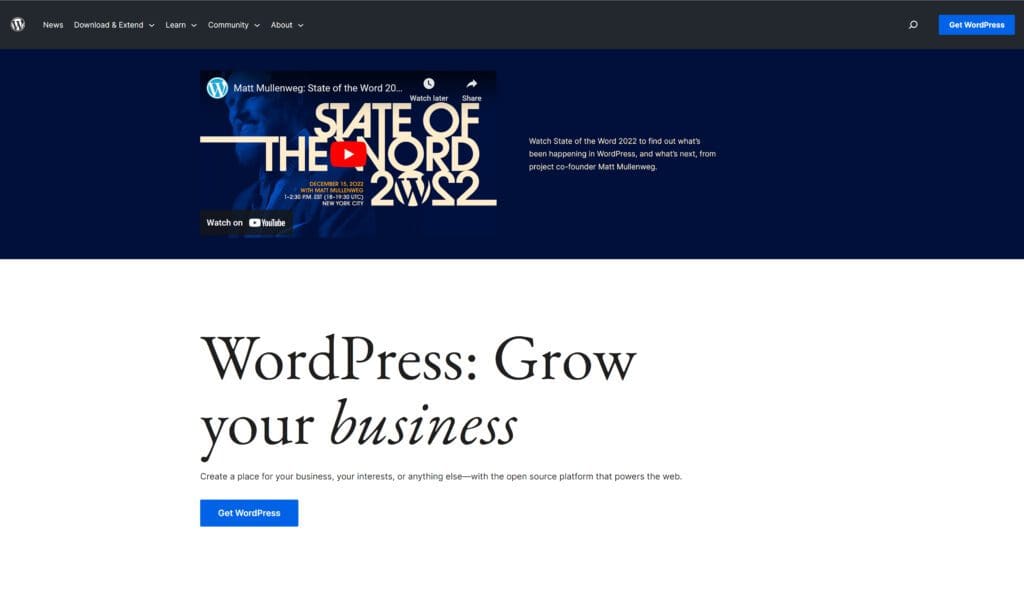 Wordpress self hosted platform